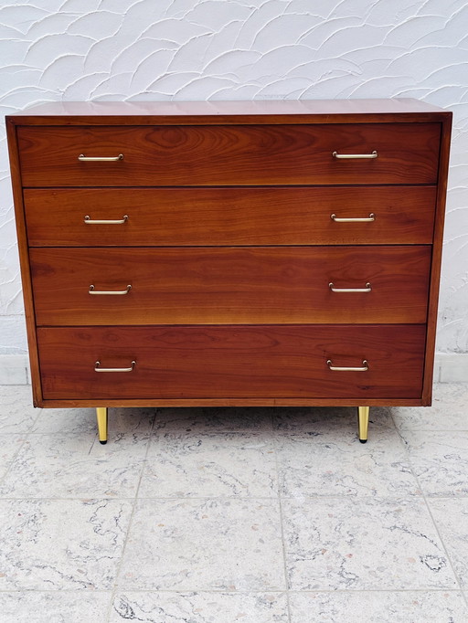 Teak chest of drawers