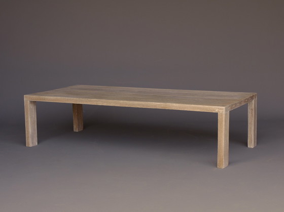 Image 1 of Mid-Century Modernist Dutch Oak Coffee Table, 1960S