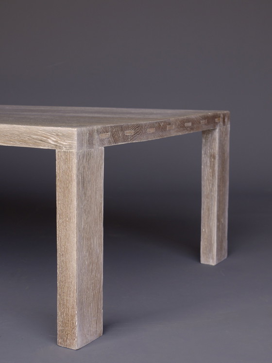 Image 1 of Mid-Century Modernist Dutch Oak Coffee Table, 1960S