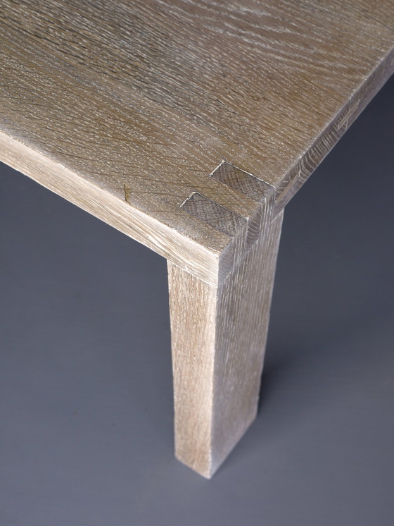 Image 1 of Mid-Century Modernist Dutch Oak Coffee Table, 1960S