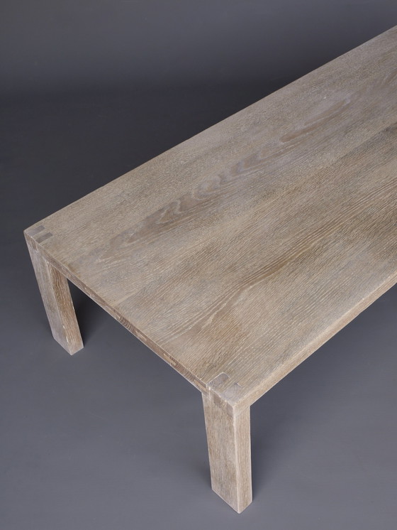 Image 1 of Mid-Century Modernist Dutch Oak Coffee Table, 1960S