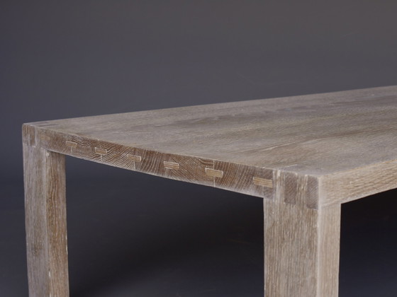 Image 1 of Mid-Century Modernist Dutch Oak Coffee Table, 1960S