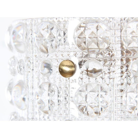 Image 1 of Sospensione vintage scandinava in vetro modello Cristal di Carl Fagerlund per Orrefors, 1960