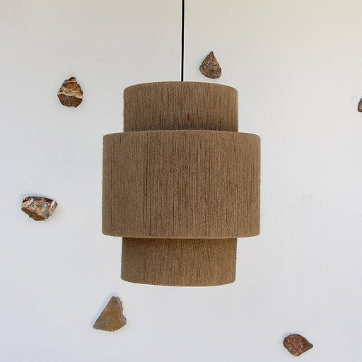 Pendant Lamp Jute Rattan Cane