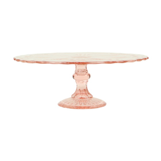 Image 1 of Pink Art Deco Cake Bowl