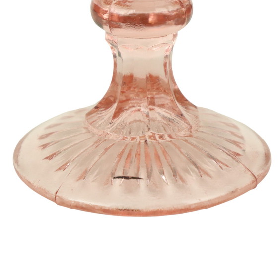 Image 1 of Pink Art Deco Cake Bowl