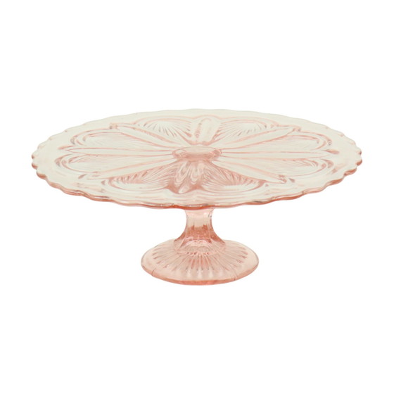 Image 1 of Pink Art Deco Cake Bowl