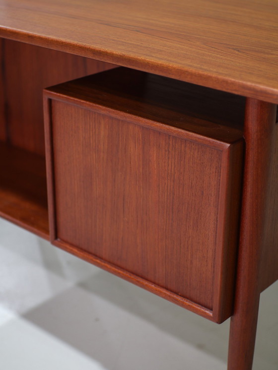 Image 1 of Freestanding Desk Danish 1960s Teak 'Lady Desk'