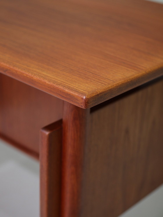 Image 1 of Freestanding Desk Danish 1960s Teak 'Lady Desk'