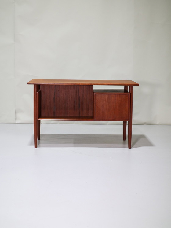 Image 1 of Freestanding Desk Danish 1960s Teak 'Lady Desk'