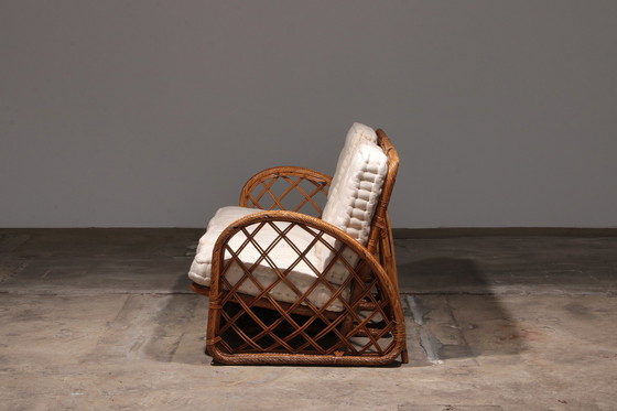 Image 1 of Set de salon en bambou vintage français