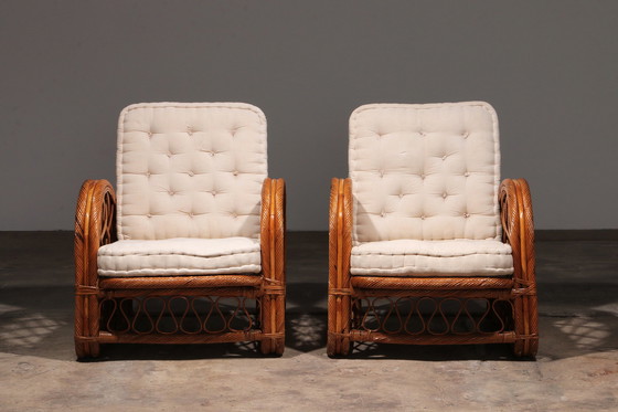 Image 1 of Set de salon en bambou vintage français