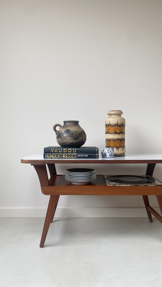 Image 1 of Vintage Wooden Coffee Table With Reversible Top