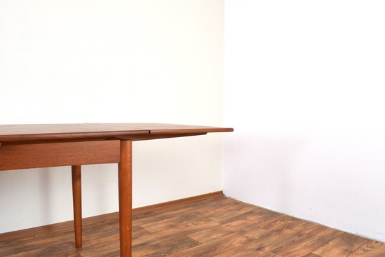 Image 1 of Mid-Century Danish Teak Extendable Dining Table, 1960S.