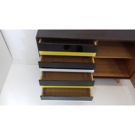 Image 1 of Cassettiera vintage per Interier Praha in rovere e plastica, anni '60