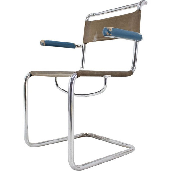 Image 1 of Vintage Bauhaus chair in chrome by Mart Sam, 1930