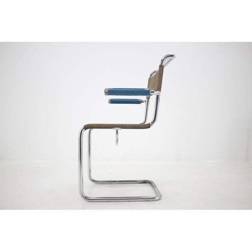 Vintage Bauhaus chair in chrome by Mart Sam, 1930