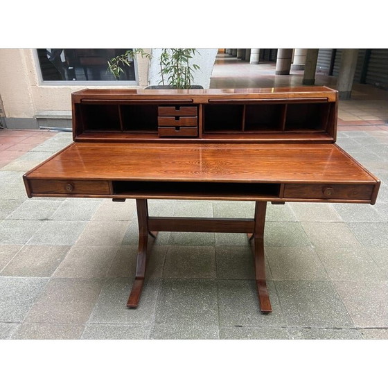 Image 1 of Vintage desk model 530 in rosewood by Gianfranco Frattini for Bernini, 1957