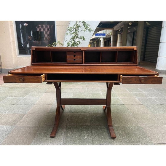Image 1 of Vintage desk model 530 in rosewood by Gianfranco Frattini for Bernini, 1957