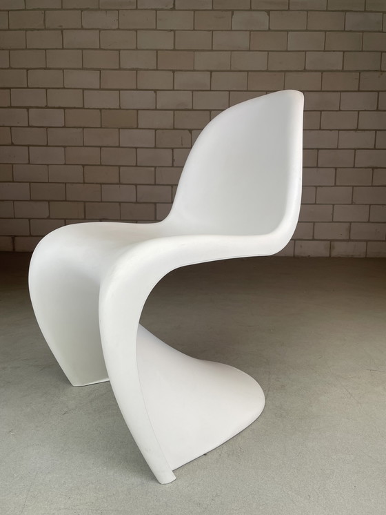 Image 1 of 4x Vitra Verner Panton S chair blanc