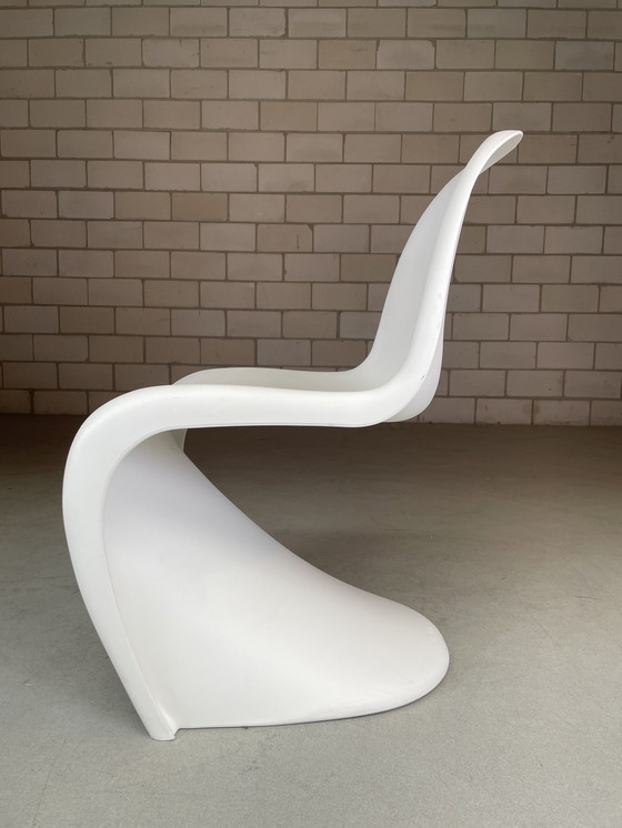 Image 1 of 4x Vitra Verner Panton S chair blanc