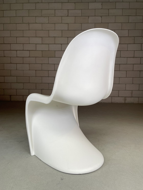 Image 1 of 4x Vitra Verner Panton S chair blanc