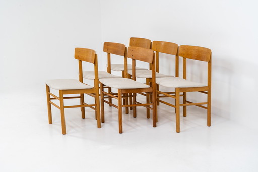 A set of 6 beautiful "Model 250" dining chairs by Farstrup (Denmark, 1956).