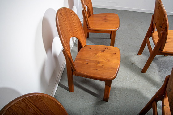 Image 1 of Set Of Glostrup High Backed Pine Dining Chairs