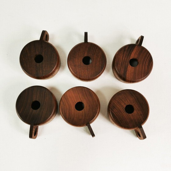 Image 1 of Vintage teak coffee and tea set by Schott and Gen Mainz, Germany 1970