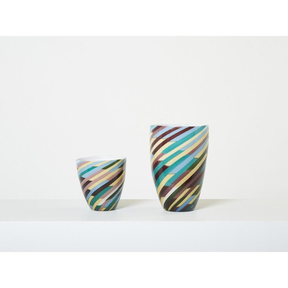 Image 1 of Vintage "Klee" vase by Laura de Santillana for Venini, 1984s