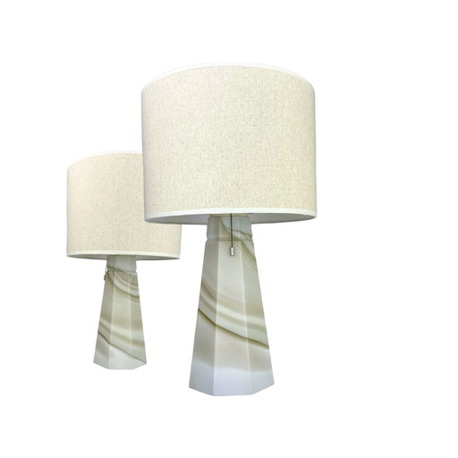 2x Peill & Putzler Carrara Table Lamps