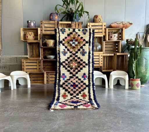 Berber Moroccan Runner Wool Rug 