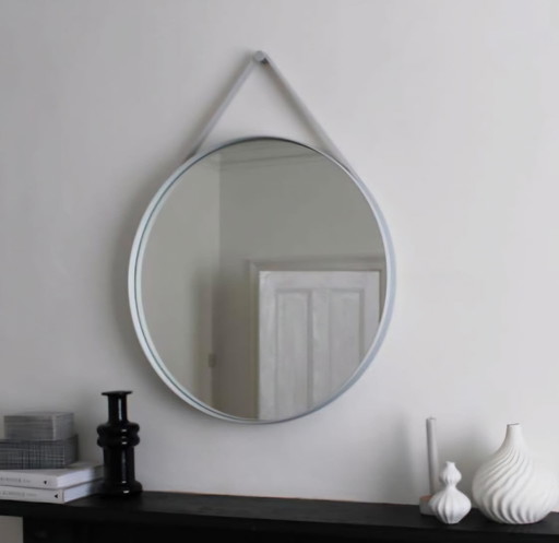 Hay Round Strap Mirror