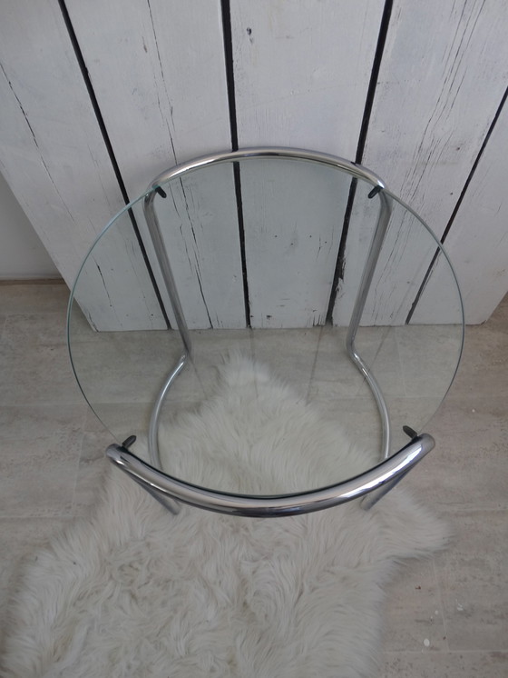 Image 1 of Dutch originals table with chrome tube.