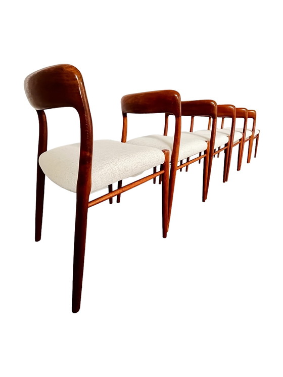 Image 1 of Set of 6 teak chairs