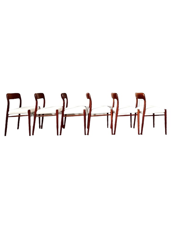 Image 1 of Set of 6 teak chairs