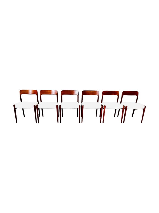 Image 1 of Set of 6 teak chairs