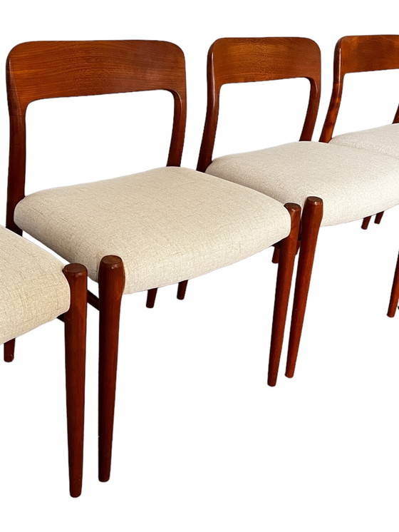 Image 1 of Set of 6 teak chairs