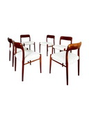 Set di 6 sedie in teak