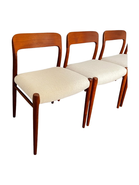 Image 1 of Set of 6 teak chairs