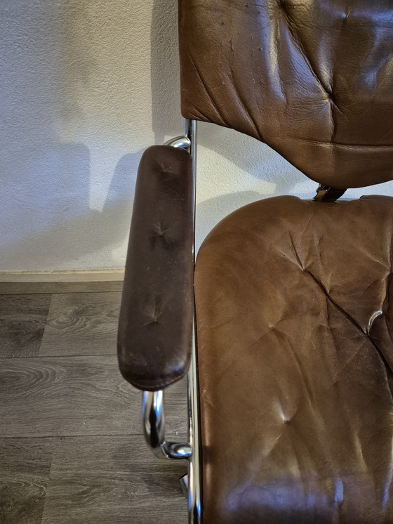 Image 1 of Vintage Sam Larson Sam Swivel Chair For Dux