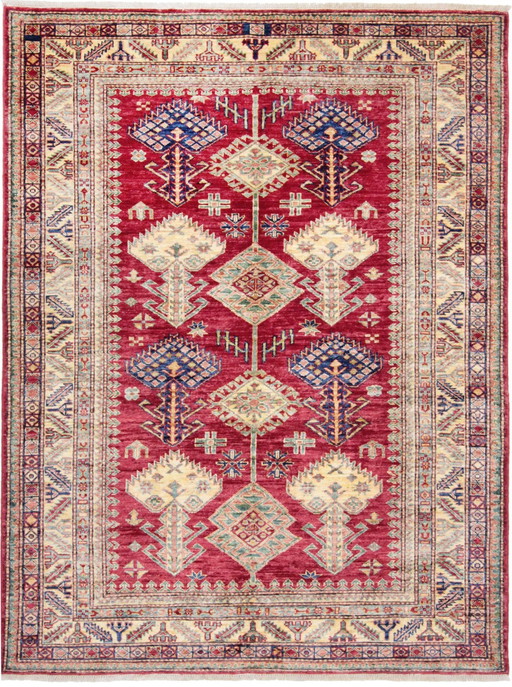 Original hand-knotted Kazak Diyar carpet 191 X 147 Cm Top condition