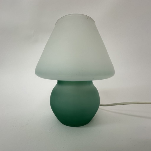 Mushroom table lamp green 1990s