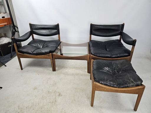 Lounge Set From Kristian Vedel Model Modus Pallisander