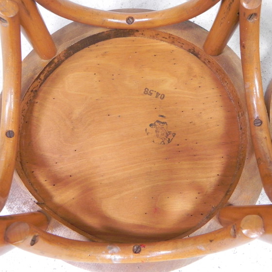 Image 1 of Beech stools in Thonet style, 1950s