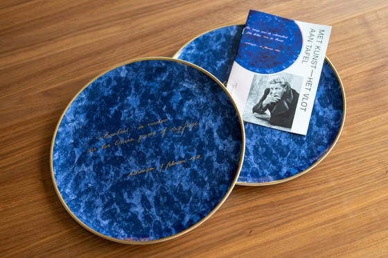 Image 1 of Jan Fabre 2 Plates - With art at the table