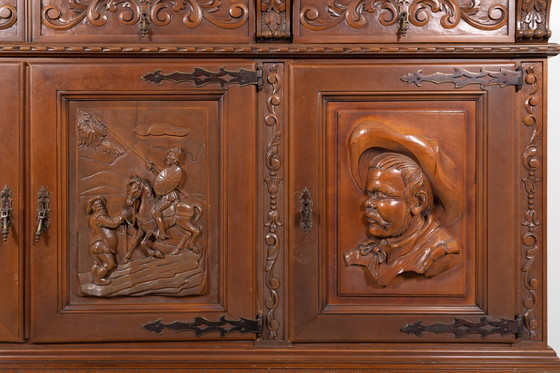 Image 1 of Armoire artisanale unique - "Don Quichotte".