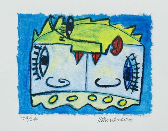 Image 1 of Silkscreen by Hannes Kuiper W20