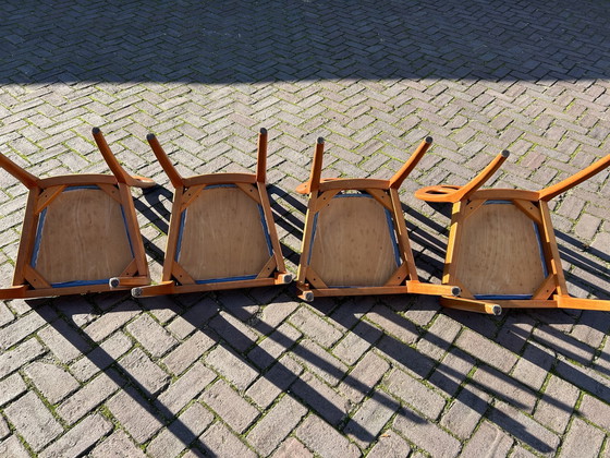 Image 1 of Casala Table With 4 Chairs - Cherry Wood