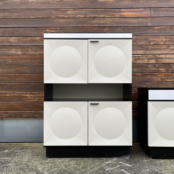 Image 1 of Highboard vintage brutalist bar cabinet